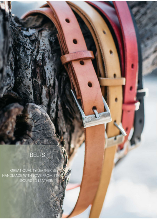 Leather belts - multiple options