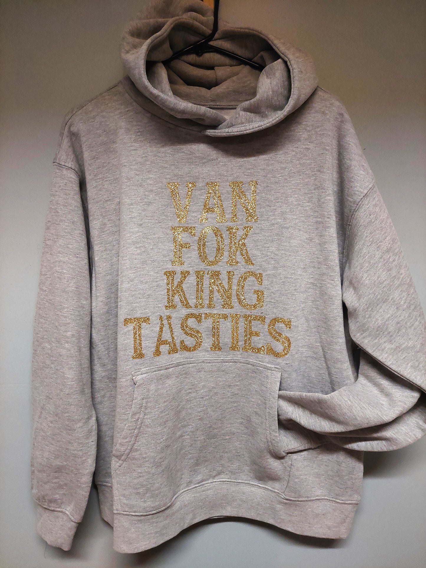 Medium womens hoodie - van fok king tasties