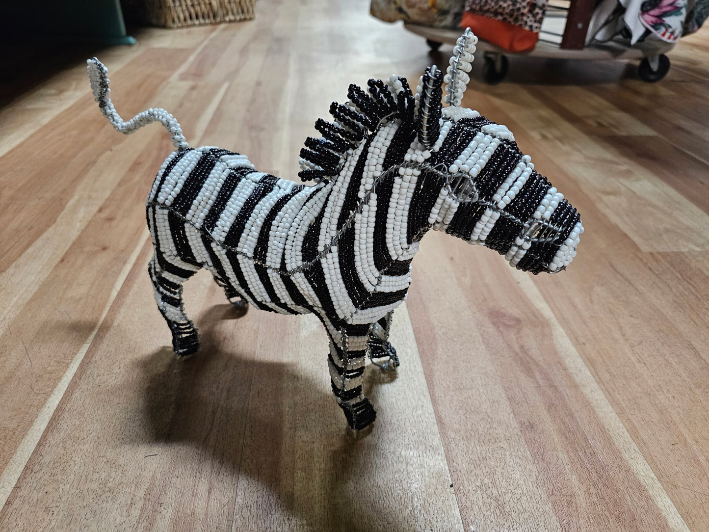 Beaded zebra