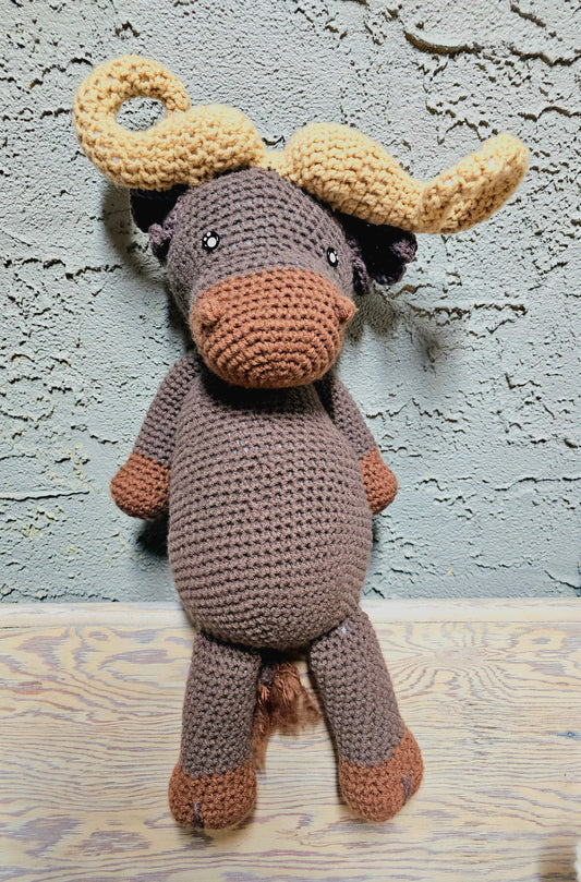 Crochet Buffelo 53cm Tall