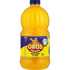 OROS Original Pineapple Squash, 2L