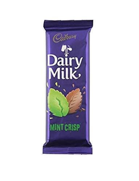 Cadbury Dairy Milk Mint Crisp, 80g