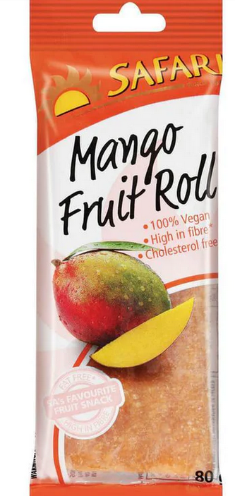 SAFARI Fruit Roll-Mango, 80g