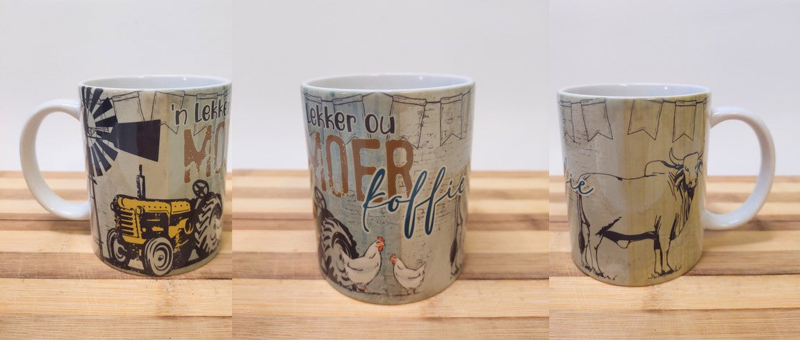 Afrikaans funky mugs - ceramic