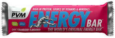 PVM Energy Bar: Chocolate Strawberry 45g