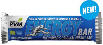PVM Energy Bar: Blueberry, 45g